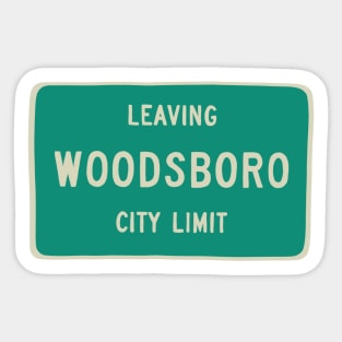 leaving woodsboro Sticker